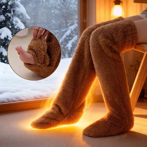 Luvani™ Fuzzy Warm Long Socks