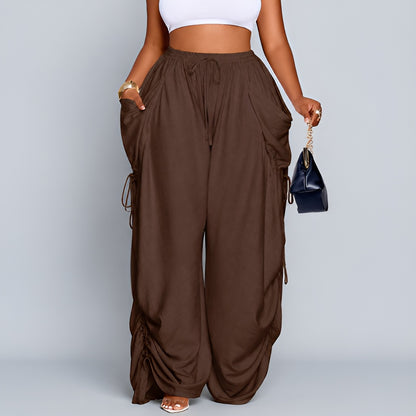 Luvani™ Wide-leg Drawstring Pants
