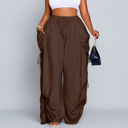 Luvani™ Wide-leg Drawstring Pants