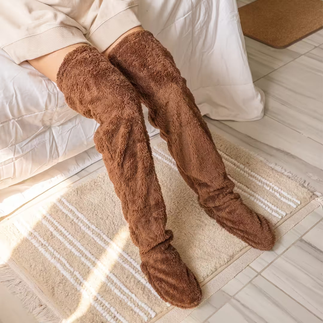 Luvani™ Fuzzy Warm Long Socks
