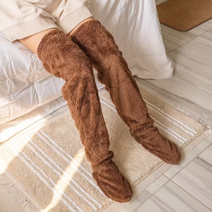 Luvani™ Fuzzy Warm Long Socks