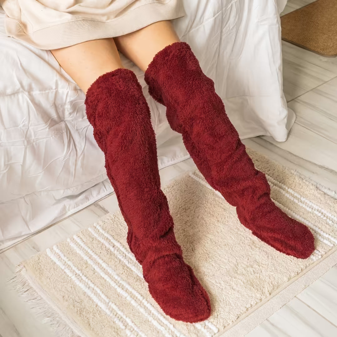 Luvani™ Fuzzy Warm Long Socks