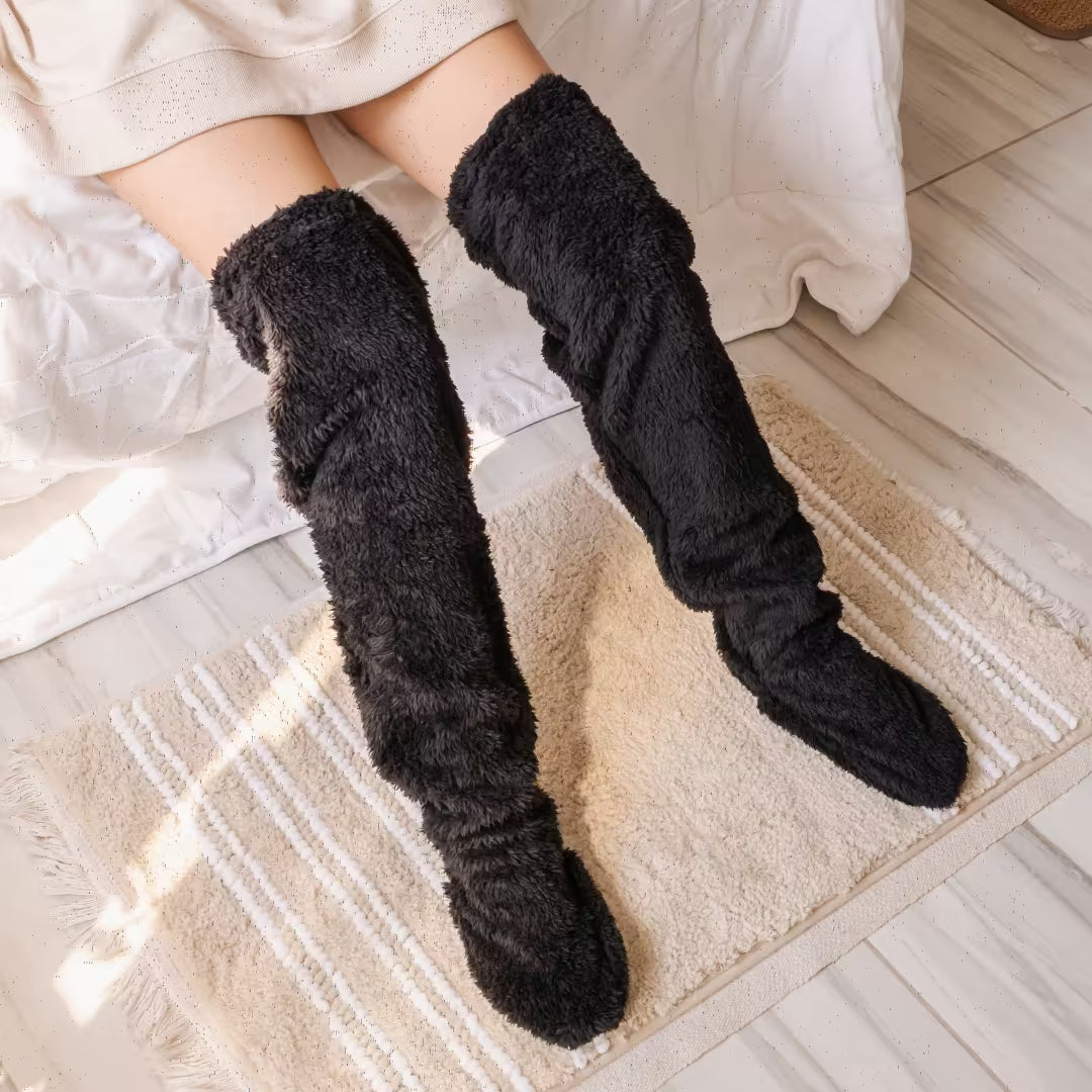 Luvani™ Fuzzy Warm Long Socks