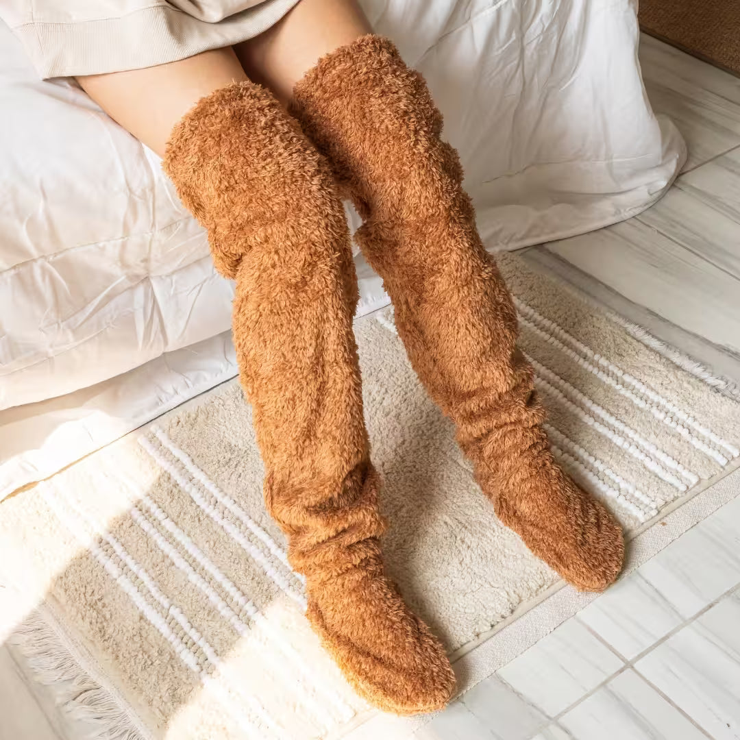Luvani™ Fuzzy Warm Long Socks