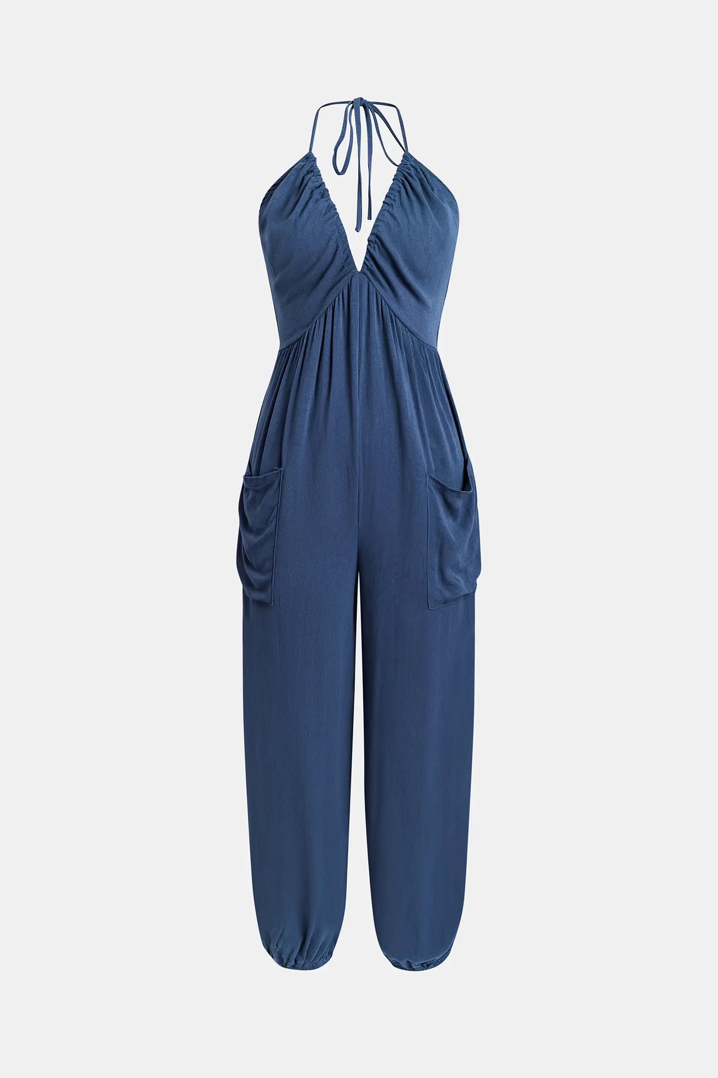 Luvani™ Plunge Halter Jumpsuit